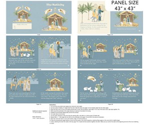 The Nativity DP28994 42 Book Panel Northcott 