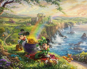 St Patricks Day Disney DS20571C1 36 Inch Digital Panel David Textiles 