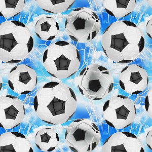 Sports Soccer Sky DX30991C1 Digital Print David Textiles 