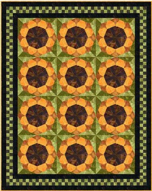 1895 Earthwalker Batik Quilt Kit Hoffman 