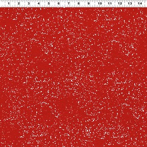 Quilt Minnesota 2026 Y4893 82 Red Digital Snow Dot Clothworks 