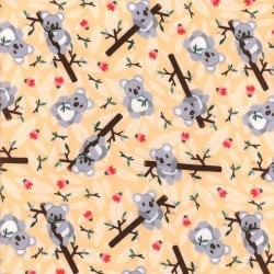 Koala 121715 Yellow Flannel 
