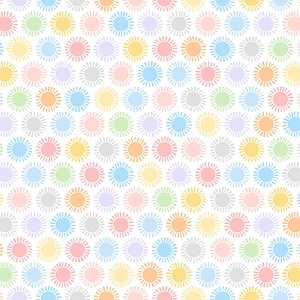 Playtime Flannel Prints F10455 PZ Pink Multi Sun Maywood Studio 