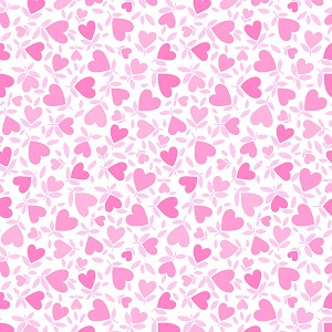 Playtime Flannel Basics F10693 P Hearts Maywood Studio 