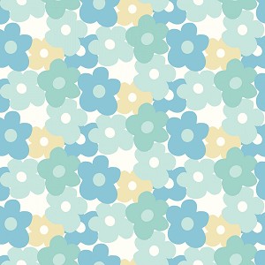 Flannel Dinosaurs F14697 Blue Riley Blake 