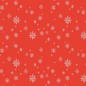 Northern Lights Flannel F15004 Red Let It Snow Riley Blake 
