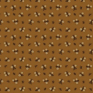 Mercantile Flannels F171113 Gold Sweet Flower Marcus Fabrics 