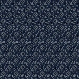 Mercantile Flannels F171114 Navy Whispy Marcus Fabrics 