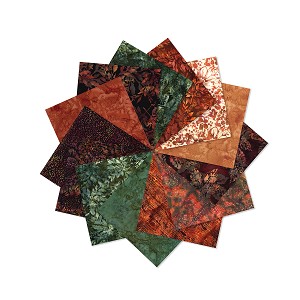 Hoffman Batik Fat Quarter Bundle Spice 