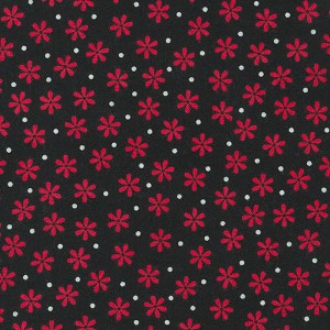 Cozy Cotton Flannel 8978 2 Black Robert Kaufman 
