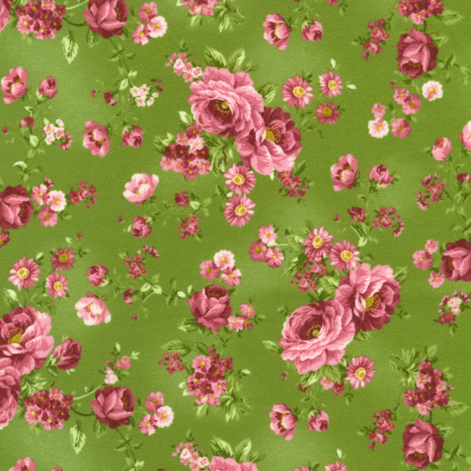 Bouquet of Roses Flannel F21366 270 Meadow Robert Kaufman 