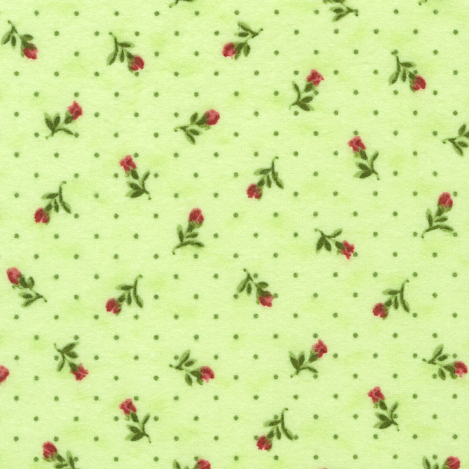 Bouquet of Roses Flannel F21369 474 Honeydew Robert Kaufman 