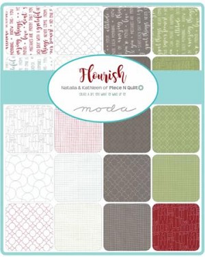 Flourish Jelly Roll, Piece N Quilt by Moda 
