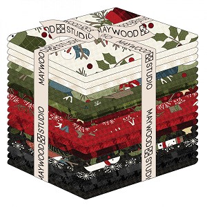 Holly Jolly Flannel Fat Quarter Bundle Maywood Studio 