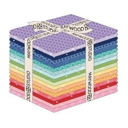 Kimberbell Basics Flannel Rainbow Wishes Fat Quarter Bundle Maywood Studio 