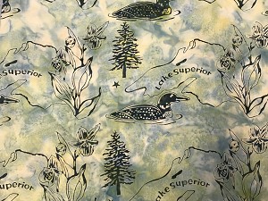 G2203 522 Aqua Lake Superior Exclusive Hoffman Batik Hingeley Road Quilting 