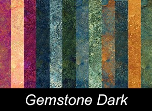 New Stonehenge Gemstone Dark Half Yard Bundle Northcott 