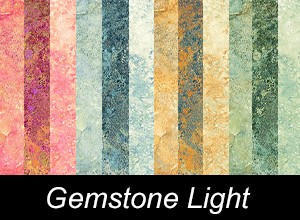 New Stonehenge Gemstone Light Half Yard Bundle Northcott 