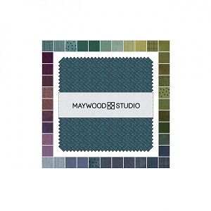 Woolies Flannel 5 Inch Charm Pack Squares Gemstones Maywood Studio 