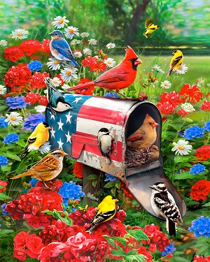 Expecting Mail GG00704C1 36 Inch Ditial Panel David Textiles 