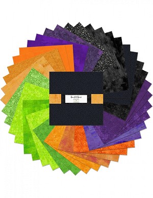 Haunted Hues 5 Inch Charm Pack Squares Wilmington Prints 