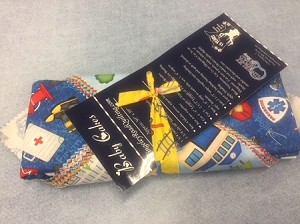 Help is on the Way Dark Blue, Baby Cakes Quilt Kit 