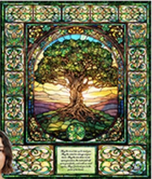 Spirit of Ireland 31652 36 Panel Tree of Life Quilting Treasures 