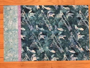 Hoffman Exclusive Bali Batik T2510 341 Wade Mackinac Bridge PILLOW CASE KIT 