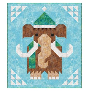 New Stonehenge Chilly Mammoth Quilt Kit Northcott 