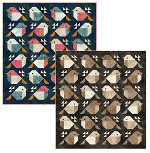 New Stonehenge Sparrows Neutral Quilt Kit Northcott 