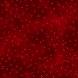 Jewel Tossed Dots 5358 DR Red P and B Textiles 