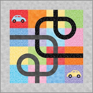 Playtime Flannel Basics Loop quilt Kit Maywood Studio 