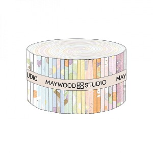 Little Chicks Flannel Jelly Roll Strips Maywood Studio 