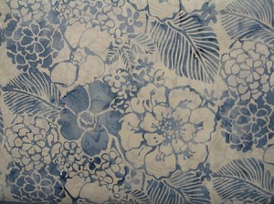 Hoffman Bali Batik M2739 443 Mixed Floral Seasalt 