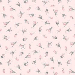 La Fleur Flannel F10996 P Pink Buds Maywood Studio 