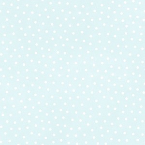 Little Lambies Woolies Flannel F18506 QW Light Aqua White Polka Dots Maywood Studio 