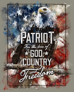 Multi Patriot ML33662C1 Digital 36 Inch Panel David Textiles 