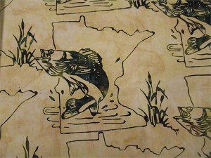 A Hoffman Bali Batik Minnesota Charms Walleye J2419 367 Aspen 