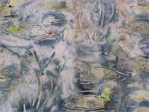 A Hoffman Minnesota Charms Exclusive Bali Batik Loons G2204 306 Swordfish 