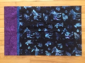 Q2181 85 Moose Custom Batik Pillow Case Kit, Hoffman 