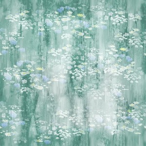 Painted Forest MRD7 79 Wildflowers Seafoam Digital, McKenna Ryan by Hoffman 