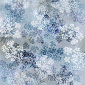 Painted Forest MRD8 D7 Queen Annes Lace Dust Blue Digital, McKenna Ryan by Hoffman 