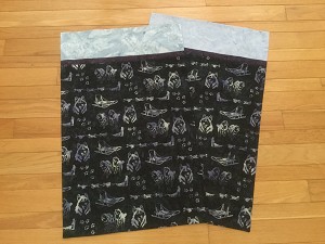 Custom Batik Sled Dog Navy Pillowcase Kits 