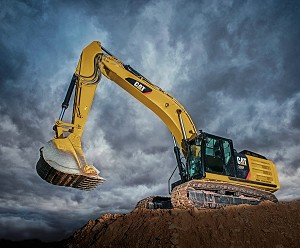 CAT Excavator Digital Panel P9106, Riley Blake 