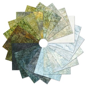 Patterns in Nature Artisan Batik 5 Inch Charm Pack Robert Kaufman 