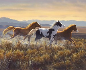 Wild Horses PD15531 Open Digital Panel 36 x 43 Inch Riley Blake 