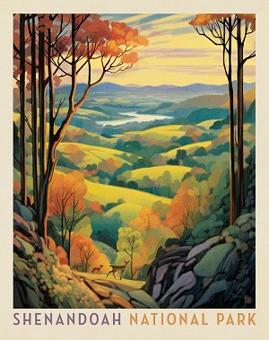 National Parks PD16135 36 Inch Digital Panel Shenandoah Riley Blake 