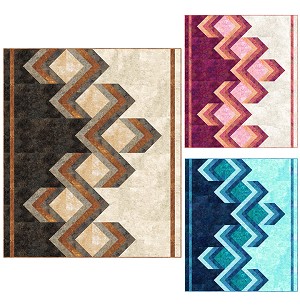 New Stonehenge Leading Edge Pink Quilt Kit Northcott 