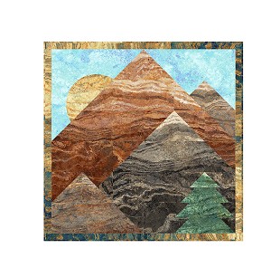 New Stonehenge Gradations Ombre Sundown Quilt Kit Northcott 