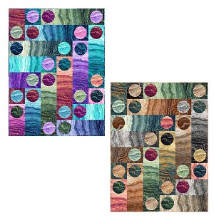 New Stonehenge Gradations Ombre Opposites Attract Quilt Kit Northcott 